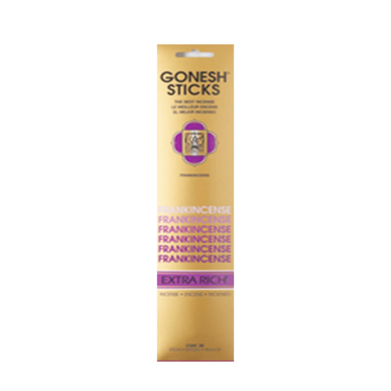 Gonesh Incense Extra Rich- Frankincense (20 Sticks in 1 Pack)